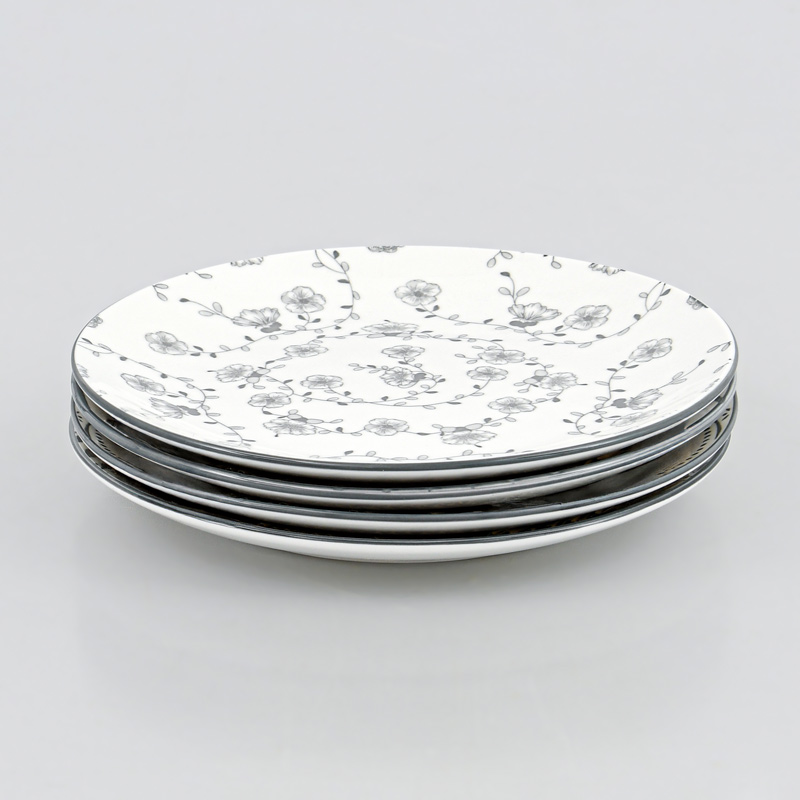 Lot de 4 assiettes dessert 'Zanela' 