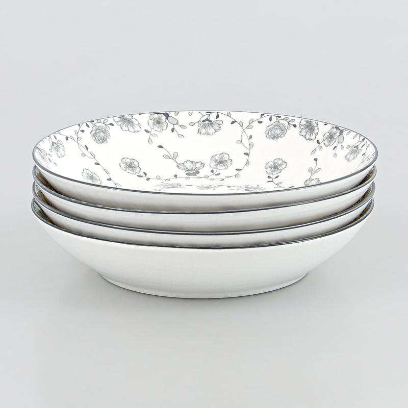 Lot de 4 assiettes multiusages 'Zanela' 