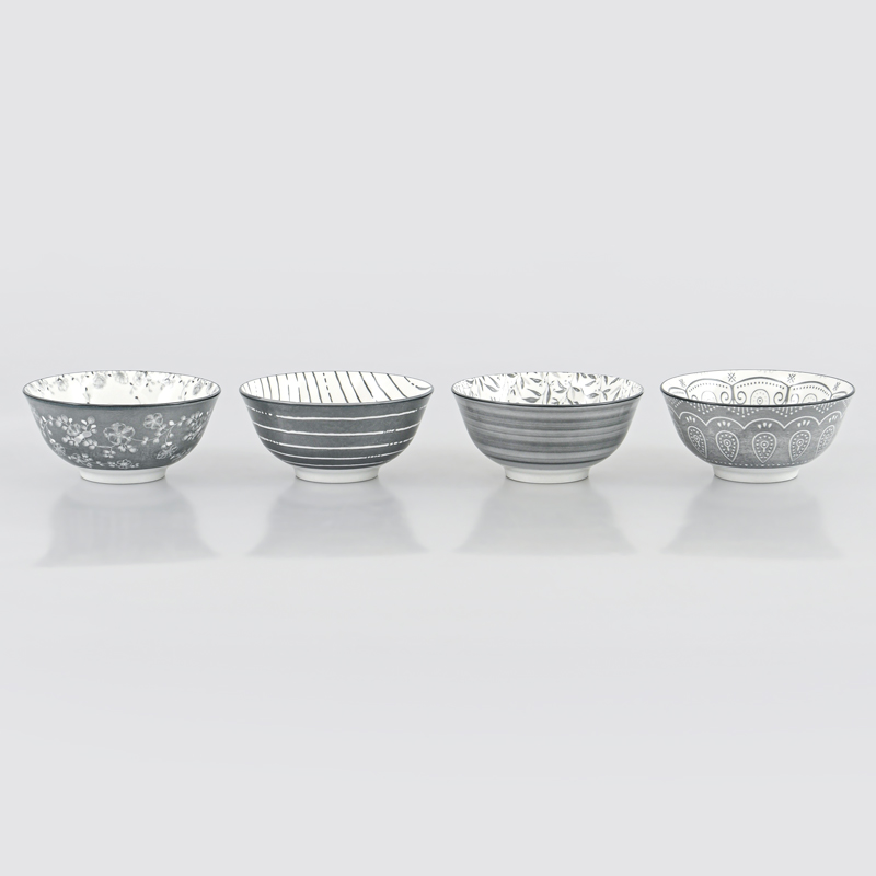 Lot de 4 poke bols 'Zanela' 