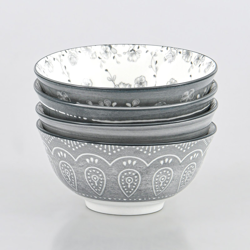 Lot de 4 poke bols 'Zanela' 