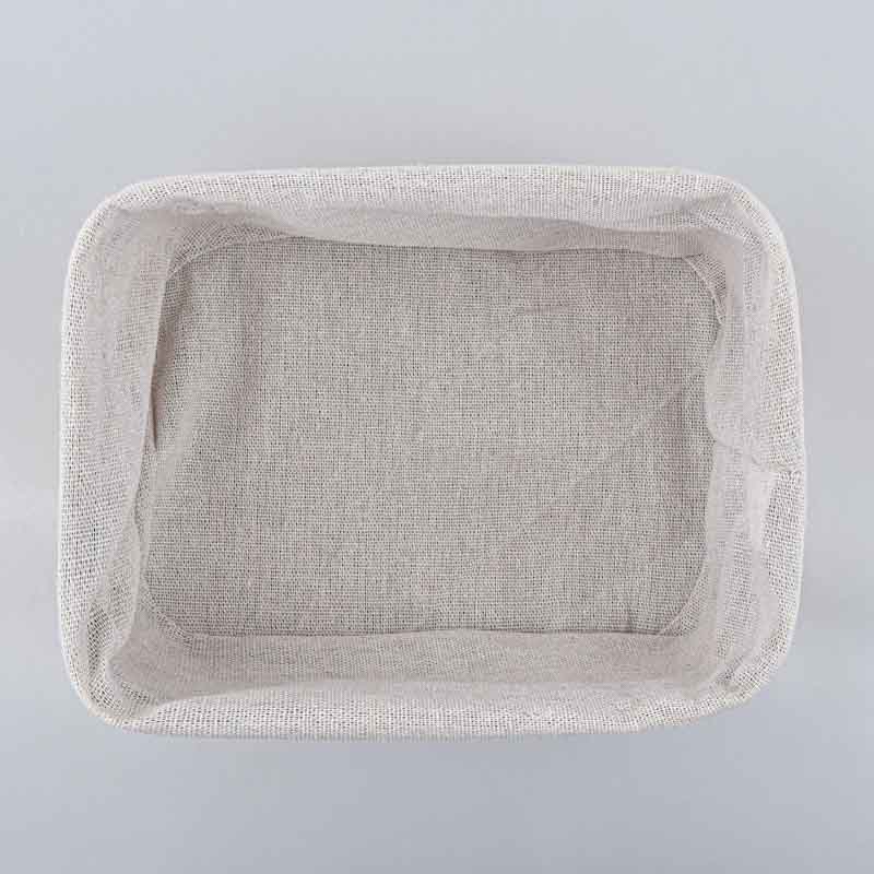 Bac de rangement beige