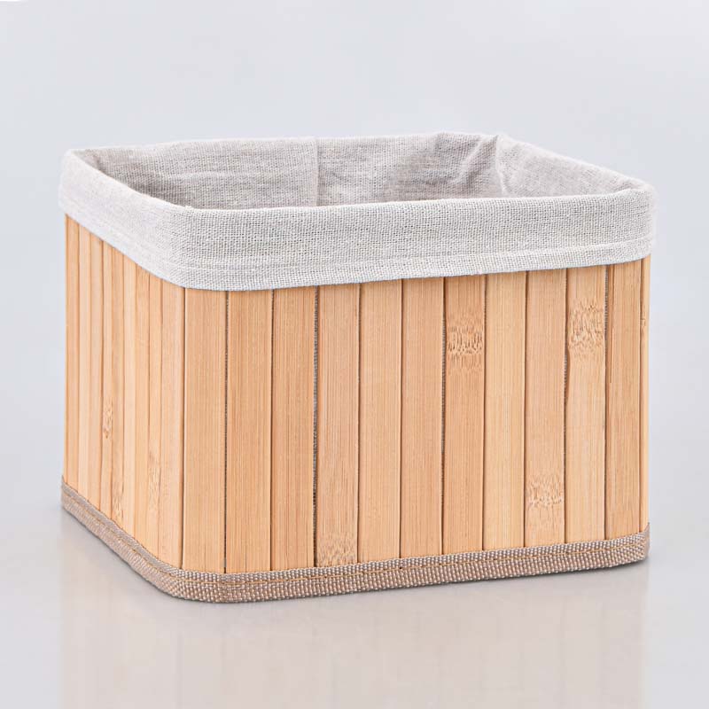 Bac de rangement beige