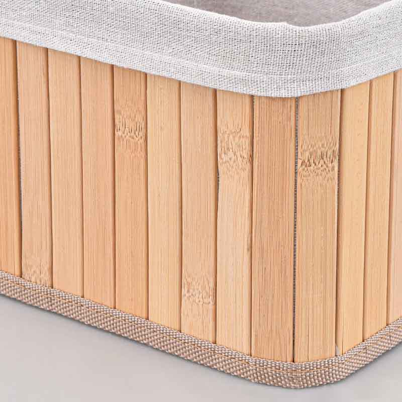 Bac de rangement beige