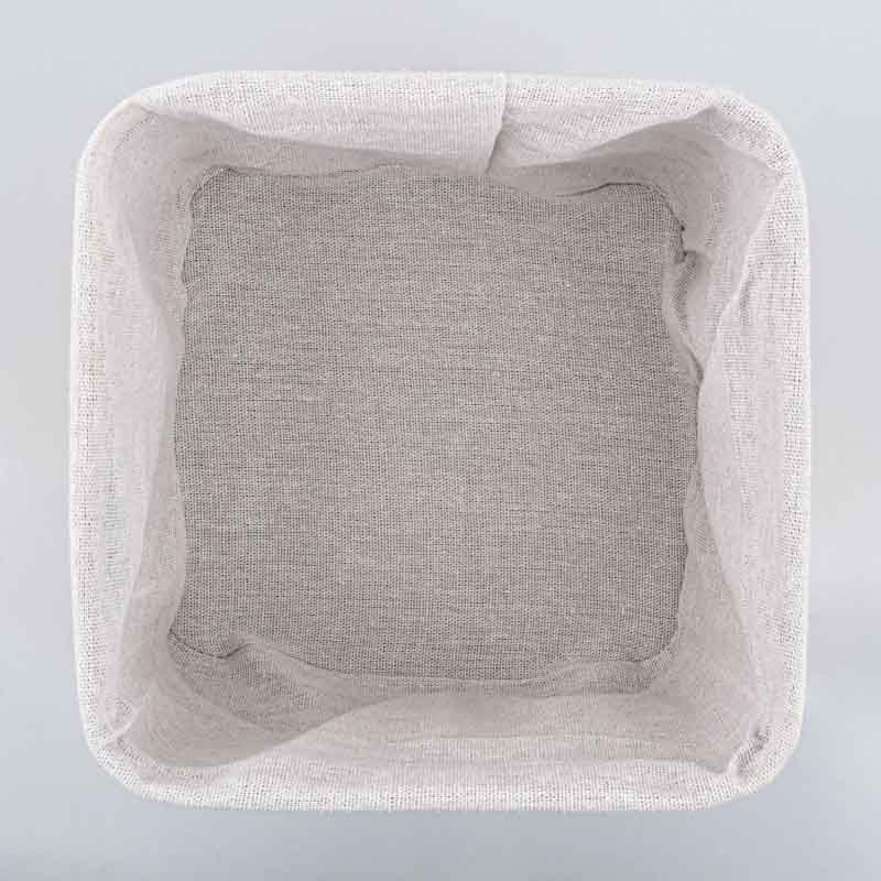 Bac de rangement beige