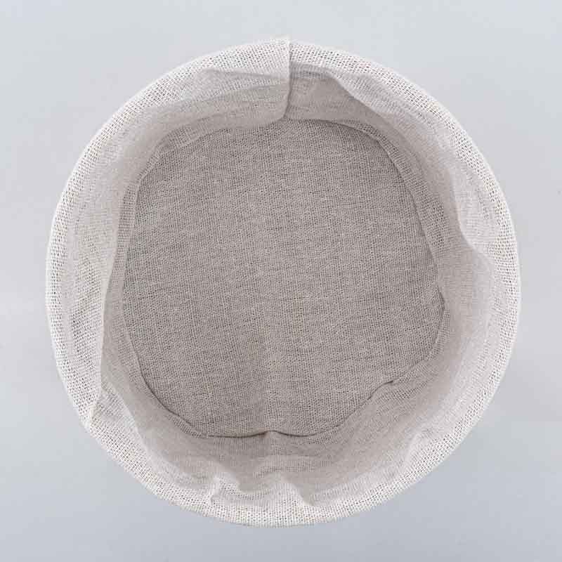 Panier de rangement rond bambou