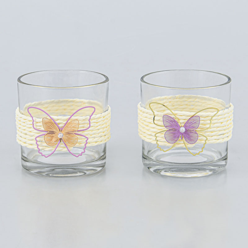 Photophore godet papillon