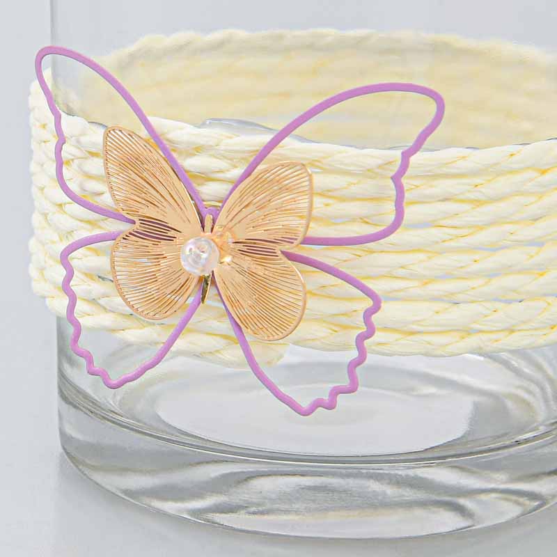 Photophore godet papillon