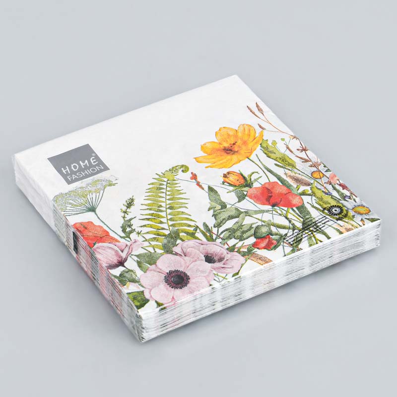 Lot de 20 serviettes 'Champêtre' 