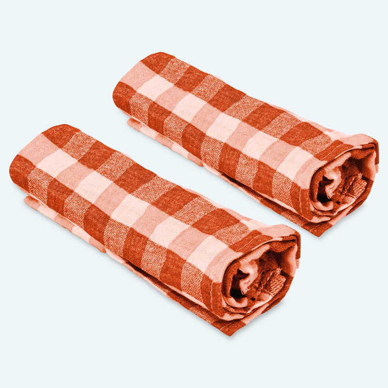 Lot de 2 serviettes de table 'Brigitte'