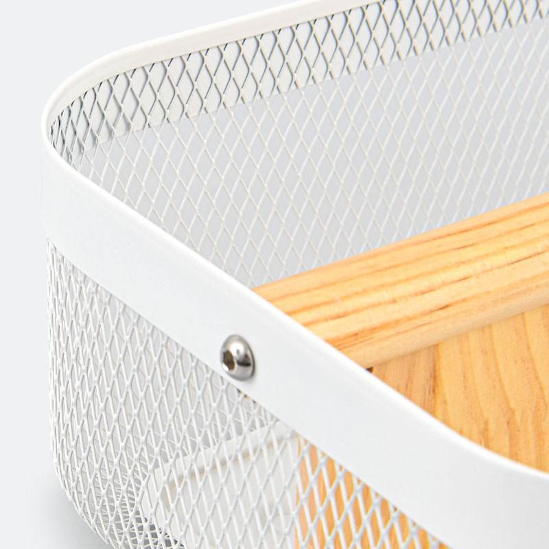 Panier de rangement 2 compartiments 