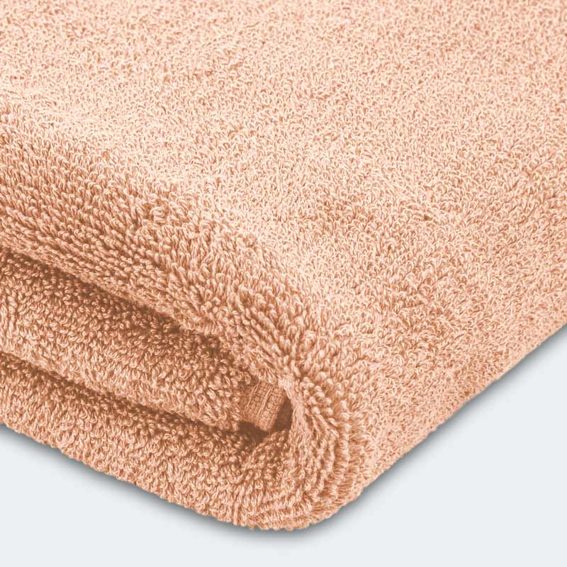 Drap de bain 'Loca' couleur pêche