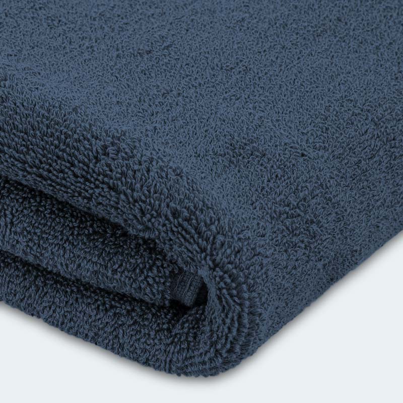 Drap de bain 'Loca' XL couleur bleu marine