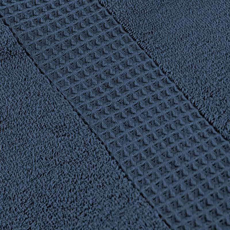 Drap de bain 'Loca' XL couleur bleu marine