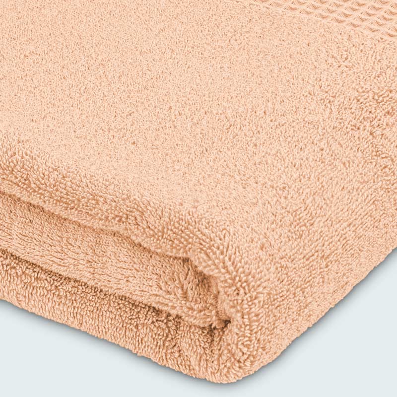 Drap de bain 'Loca' XL couleur pêche