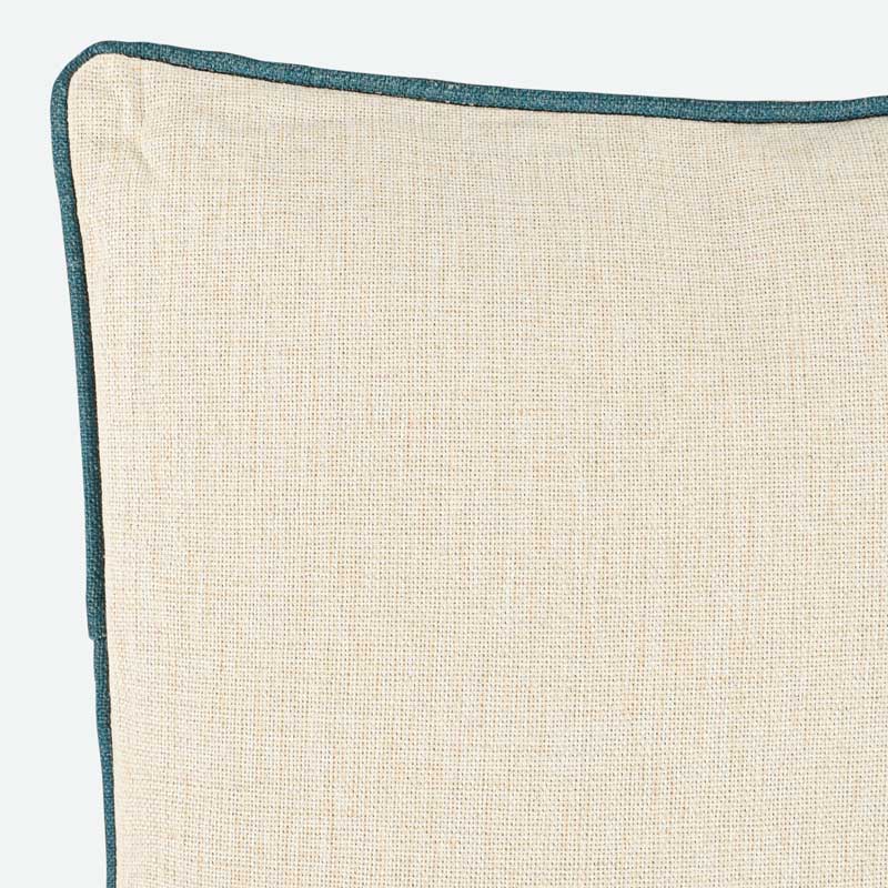 Coussin fleuri tufté 'Rosaleda'