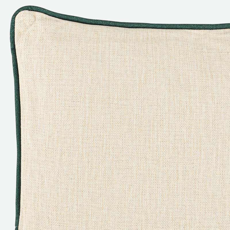 Coussin fleuri tufté 'Rosaleda'