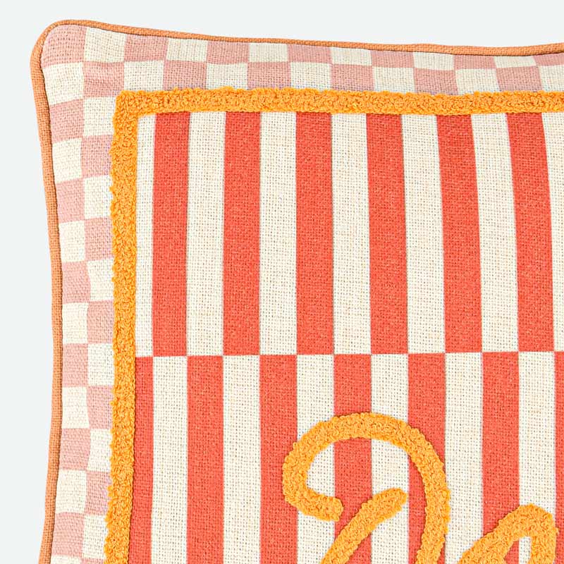 Coussin tufté 'Sicilia' imprimé Dolce