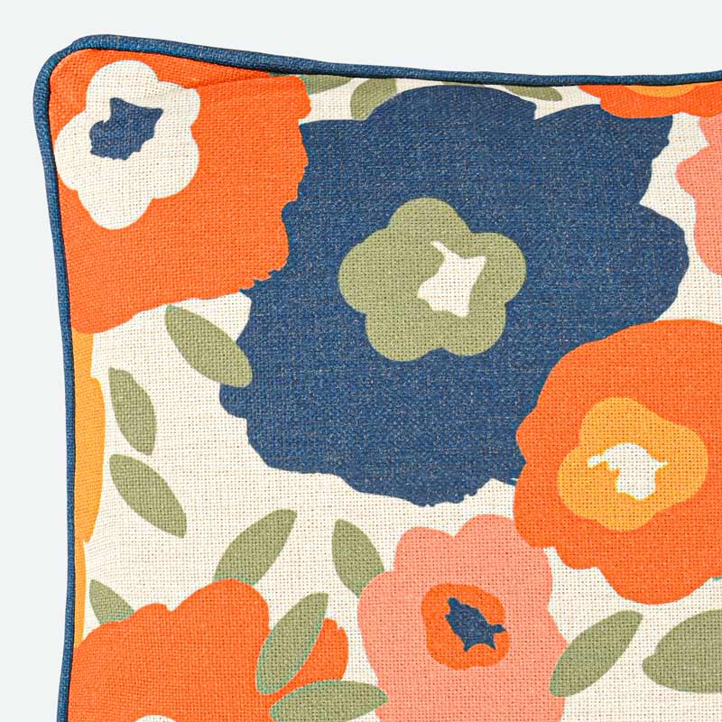 Coussin imprimé fleuri 'Harper' 