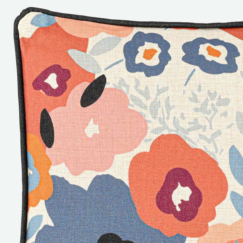 Coussin imprimé fleuri 'Harper' 