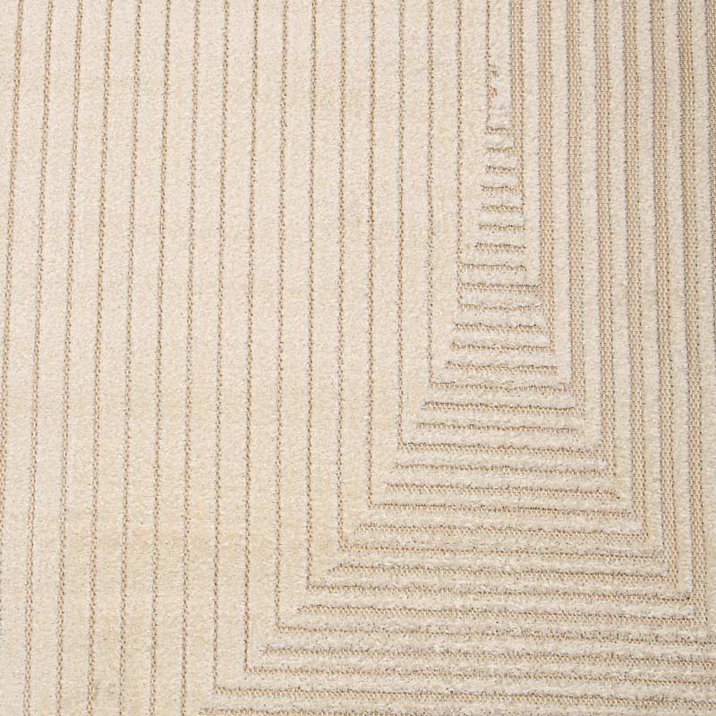 Tapis rectangulaire 'Manny' beige