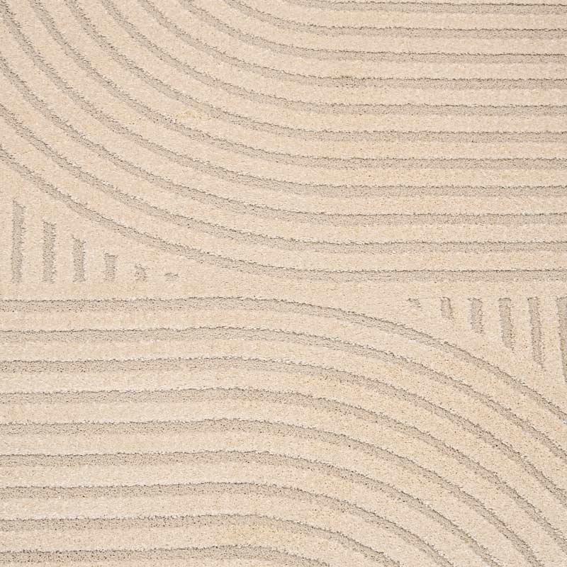Tapis rectangulaire 'Cosy' beige