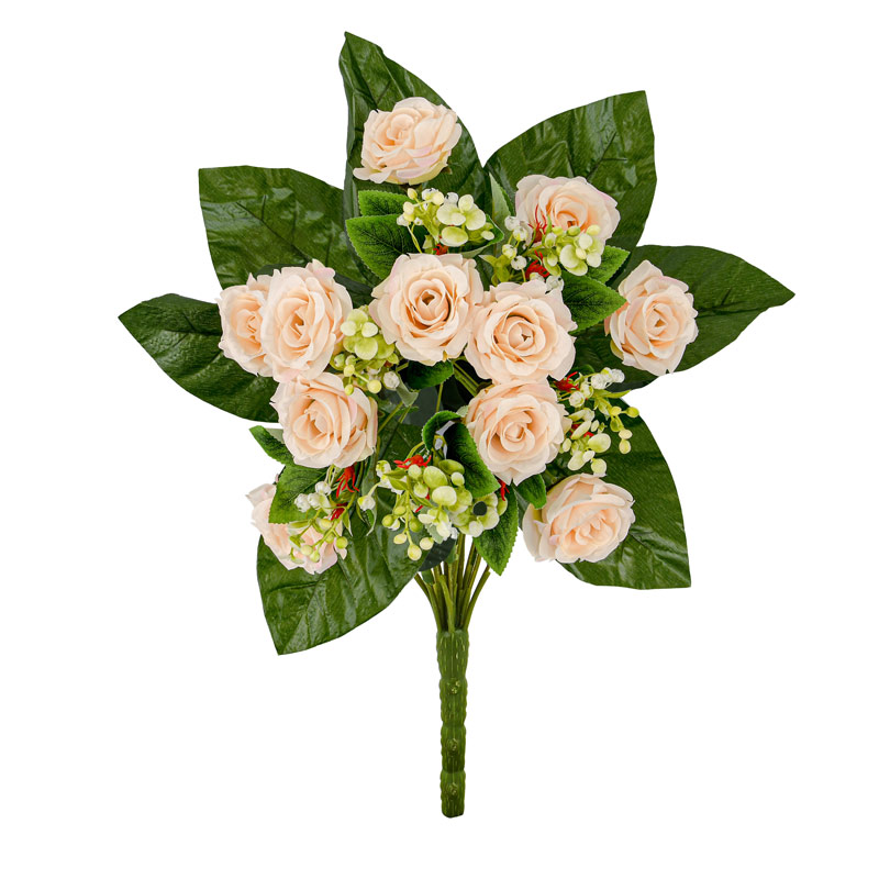 Bouquet de roses eucaplyptus