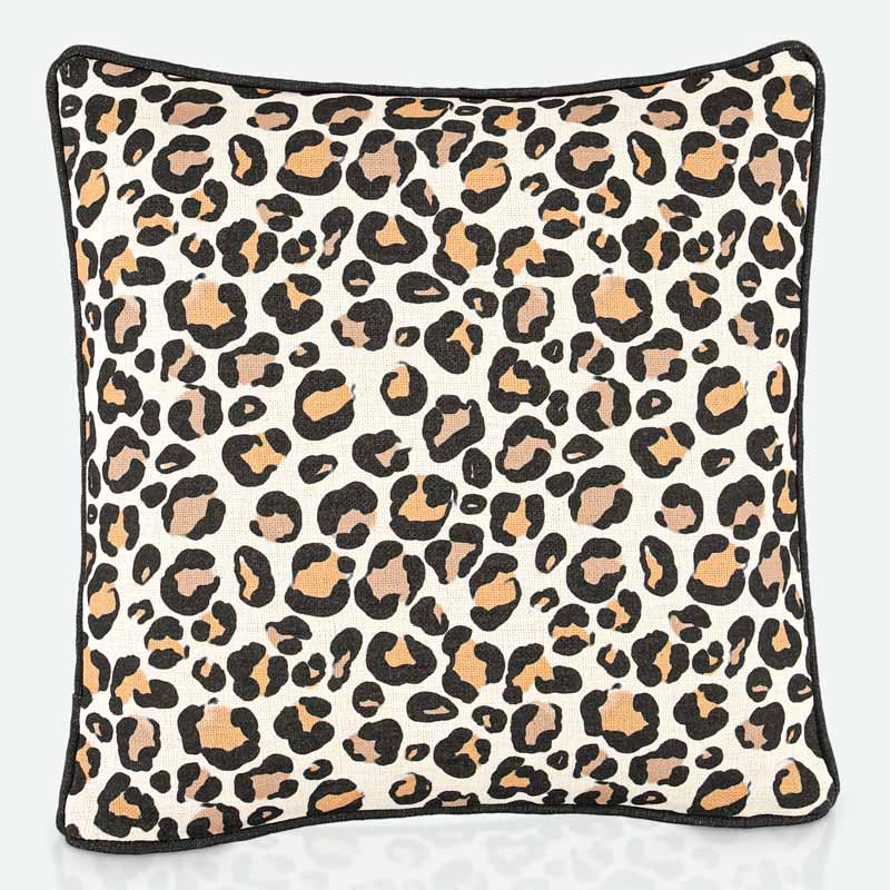 Coussin imprimé léopard 'Leonie'