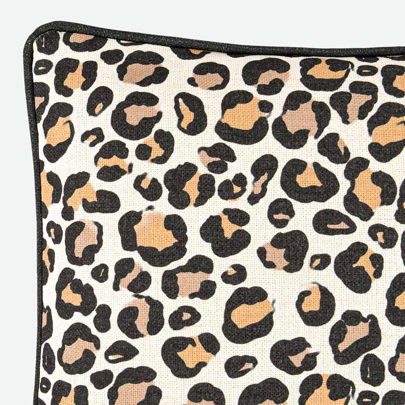Coussin imprimé léopard 'Leonie'