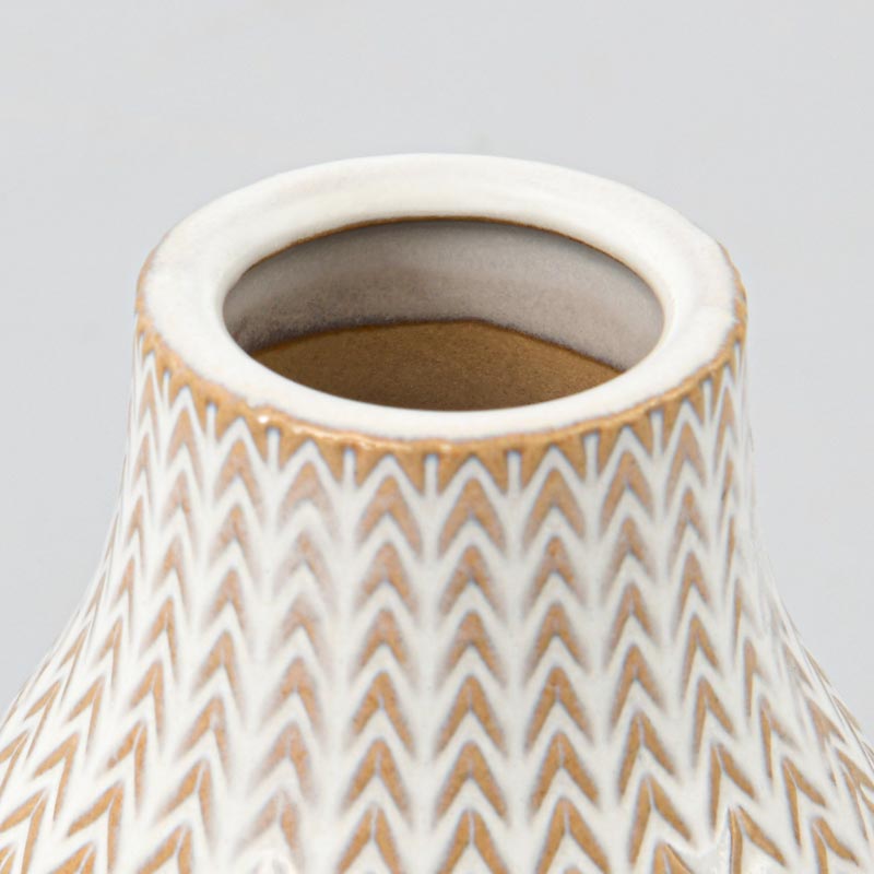 Vase en céramique gris 