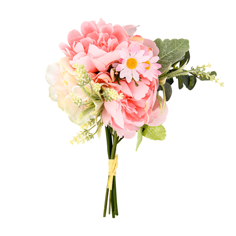 Compo de pivoines et hortensias artificielles