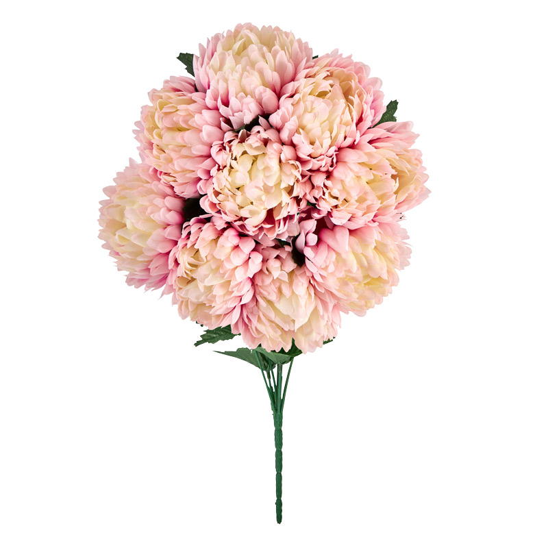 Bouquet de chrysanthèmes rose