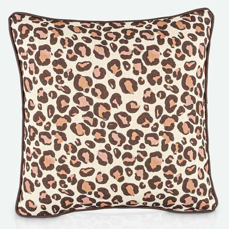Coussin imprimé léopard 'Leonie'