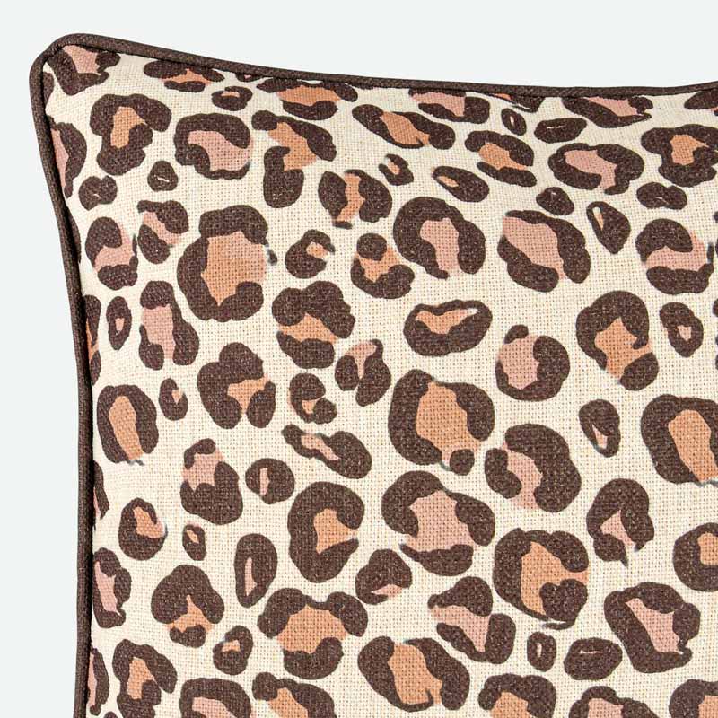 Coussin imprimé léopard 'Leonie'