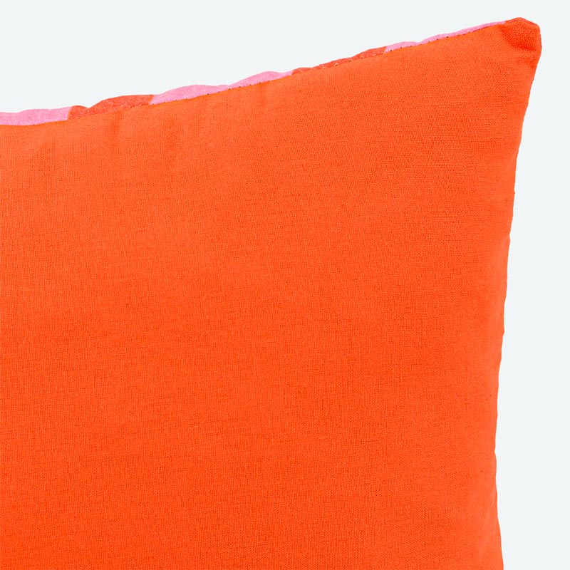 Coussin tufté imprimé damier 'Chill' 