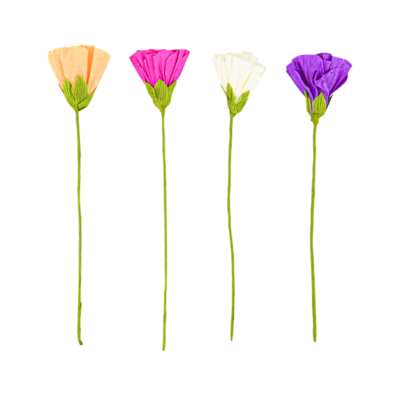 Tige artificielle fleur en papier