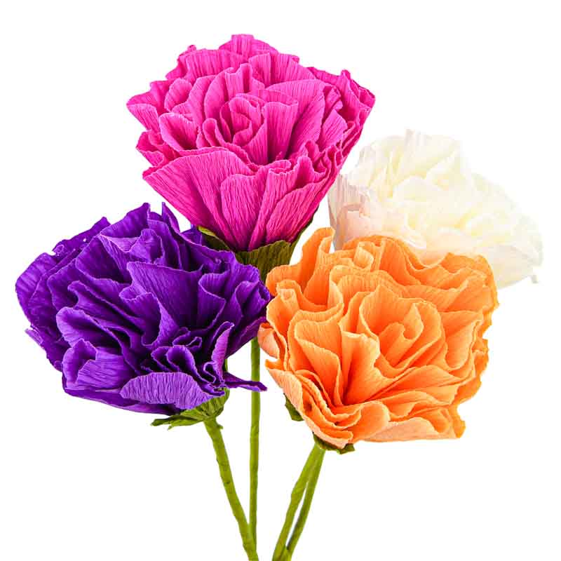 Tige artificielle fleur en papier