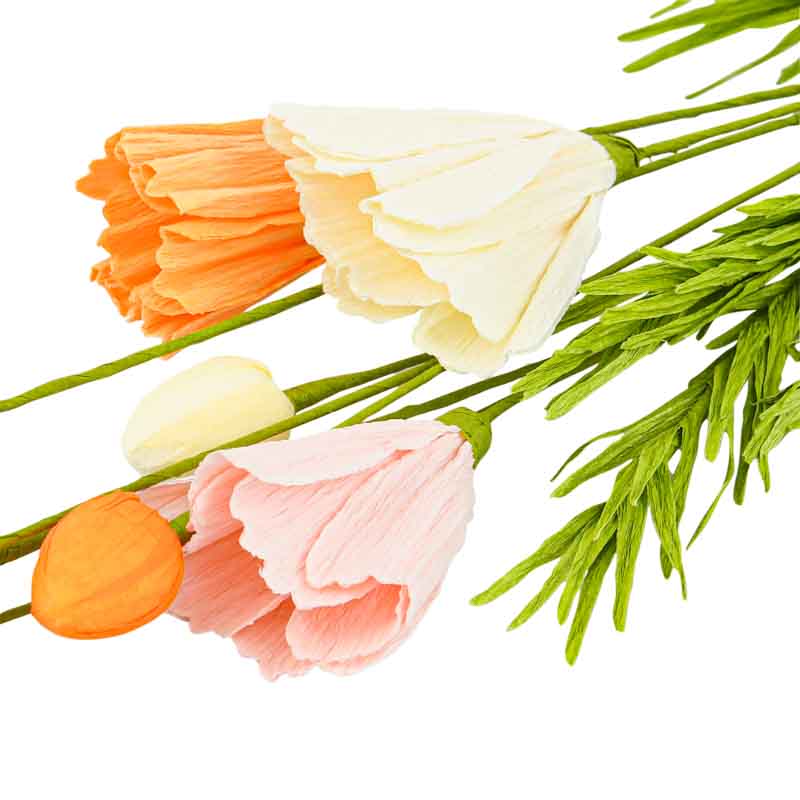 Tige artificielle fleur en papier