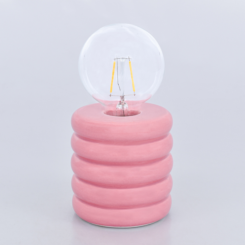Lampe décorative à poser rose