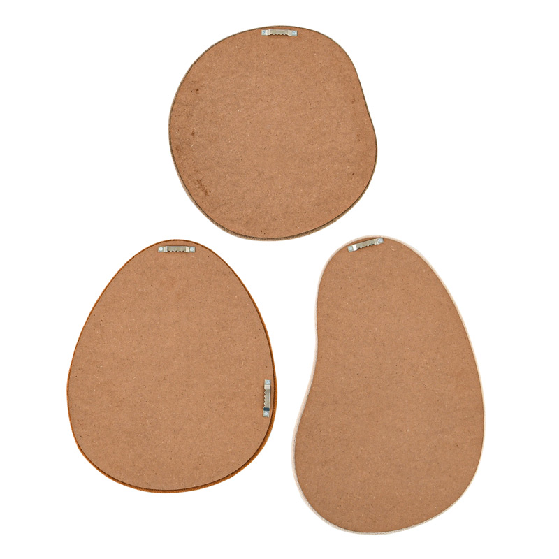 Miroir organique en velours