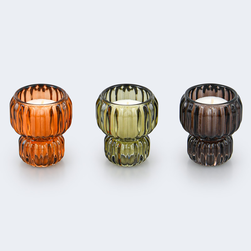 Petit bougeoir en verre