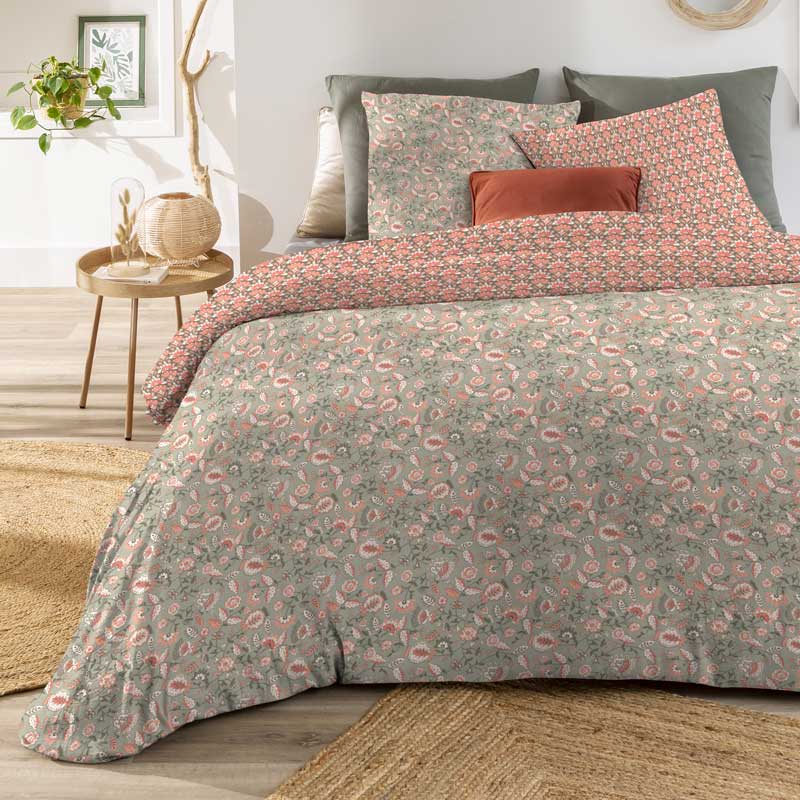 Parure de lit imprimée 'Cyra'