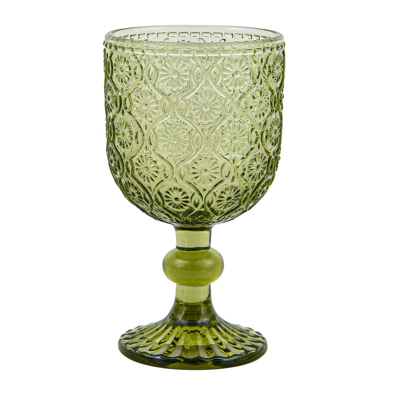 Verre à pied 'Jerada' vert