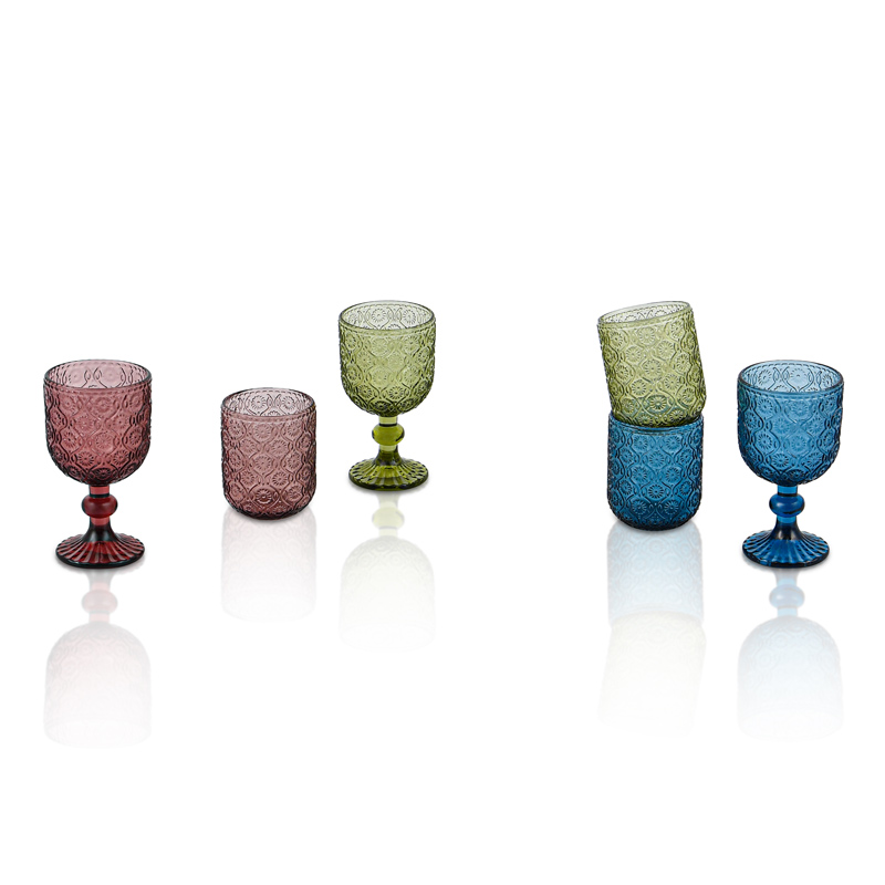 Verre 'Jerada' bleu