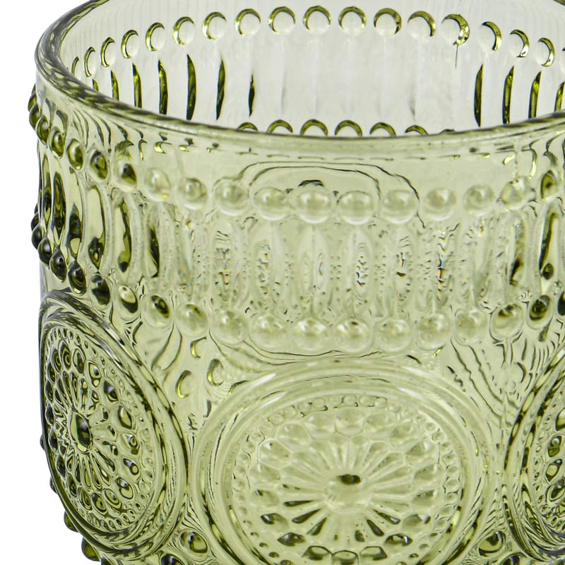Verre à pied vert 'Hamra'