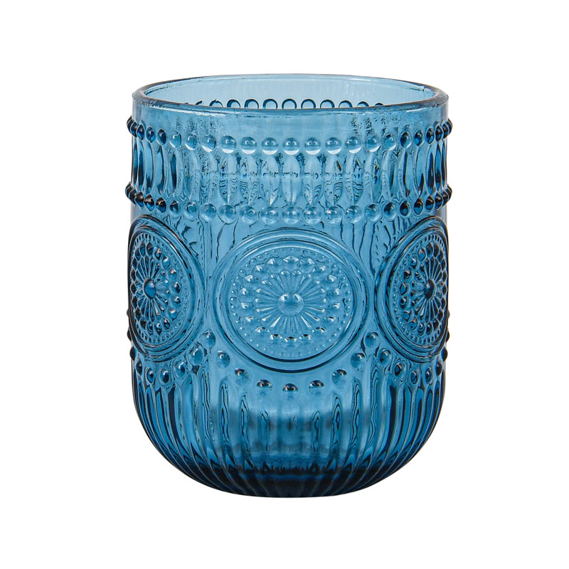 Verre bleu 'Hamra'