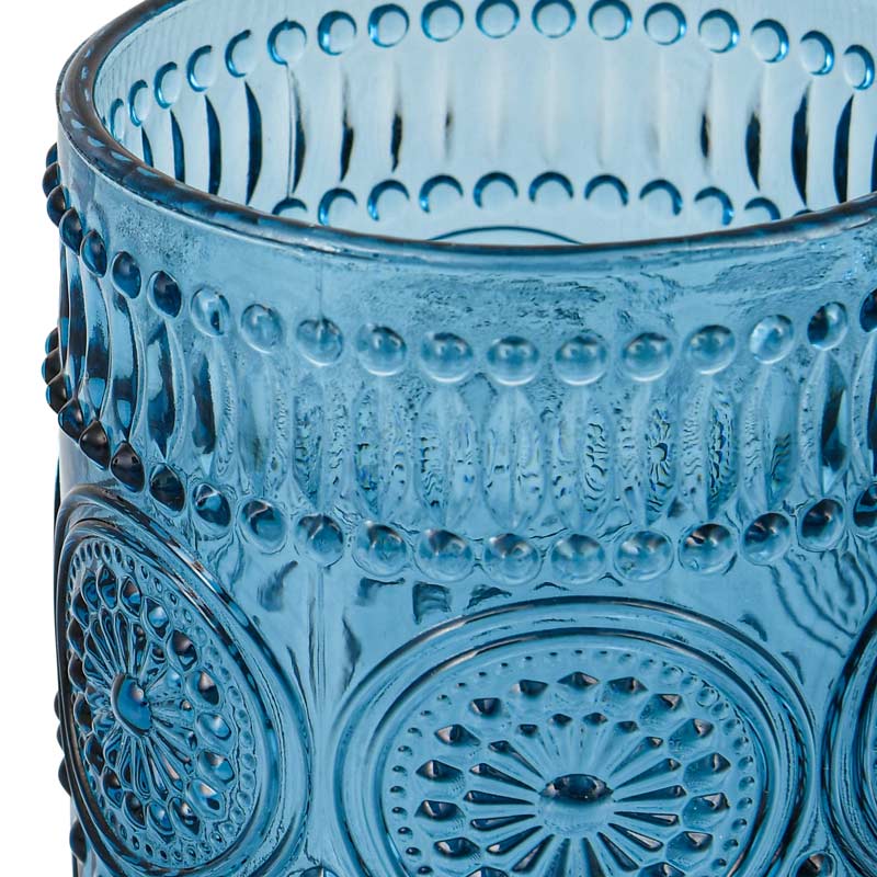 Verre bleu 'Hamra'