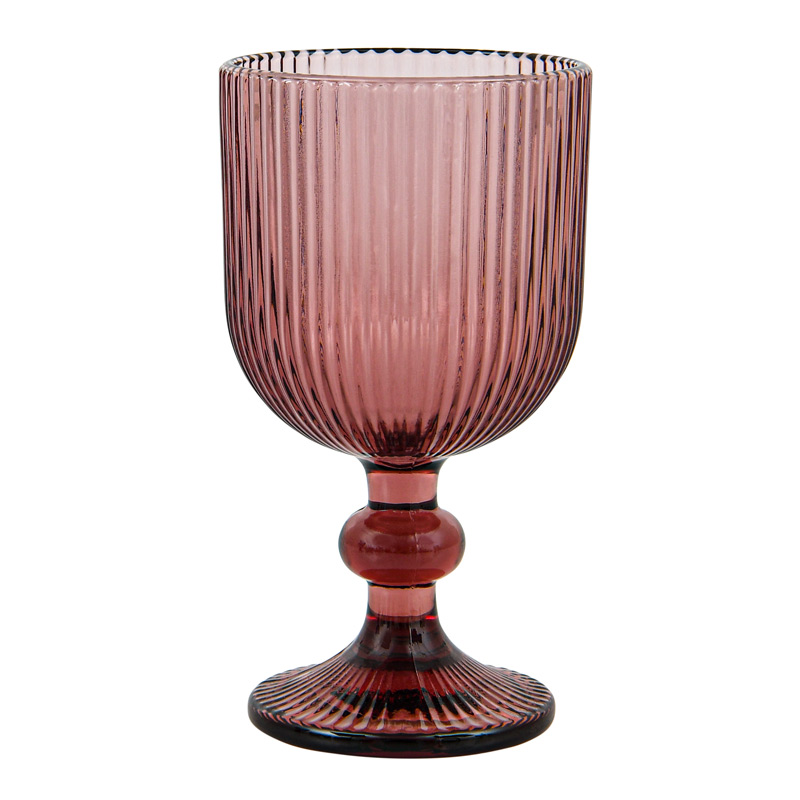 Verre à pied 'Temara' rose 25cl