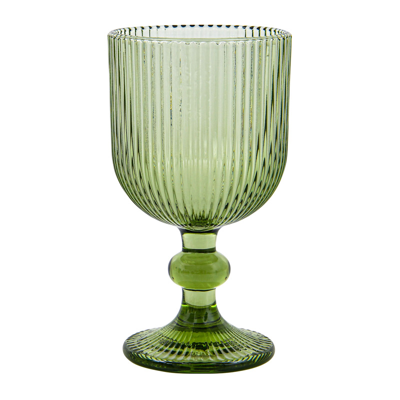 Verre à pied 'Temara' vert 25cl