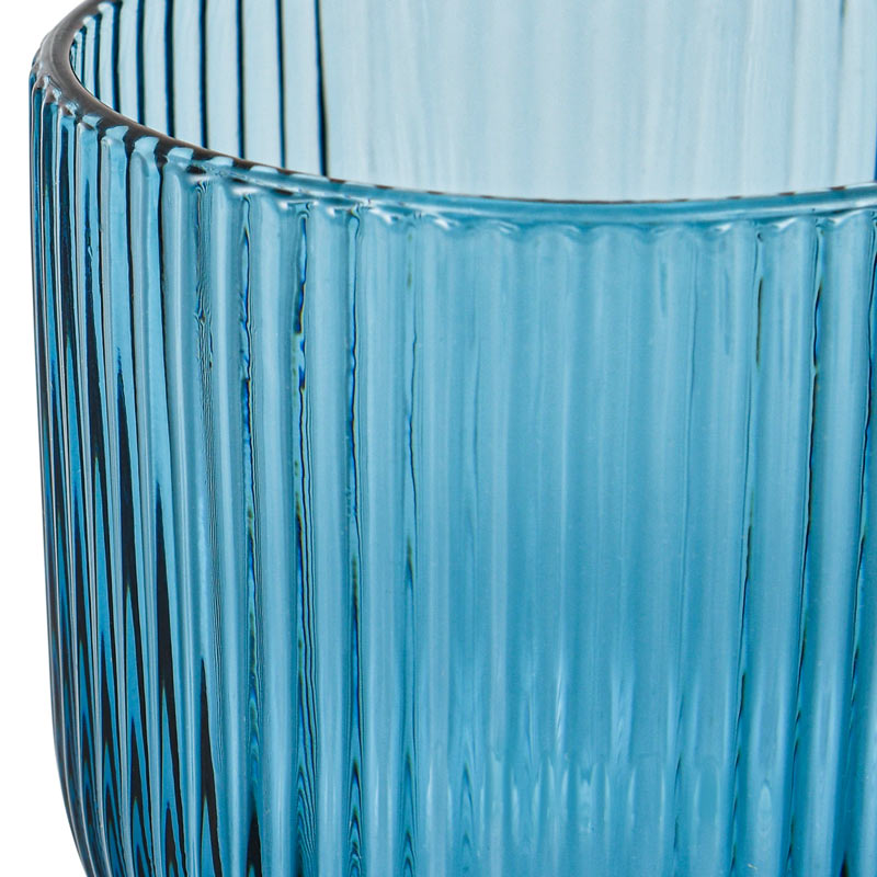 Verre à pied 'Temara' bleu 25cl