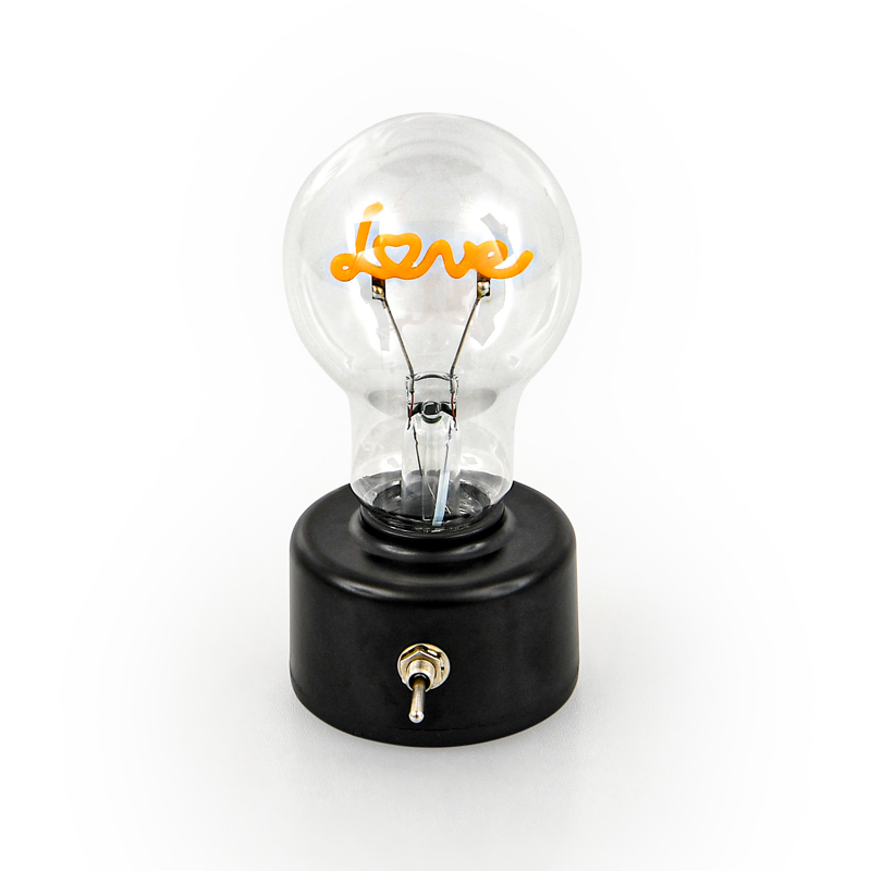 Lampe à poser forme ampoule
